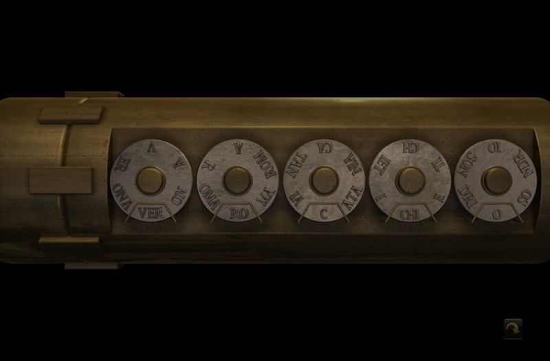 Kombination für den Zylinder von Leonardo da Vinci (Geheimakte 3 Screenshot)
