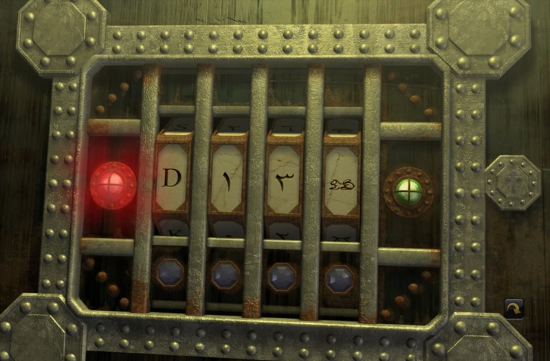 Rätsel am Eingang zur Deterriumkammer (Geheimakte 3 Screenshot)