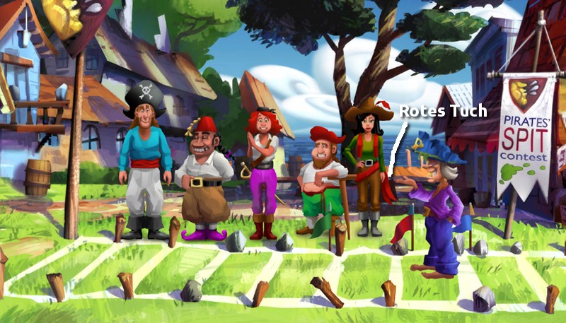 Spuckwettbewerb (Monkey Island 2 Screenshot)